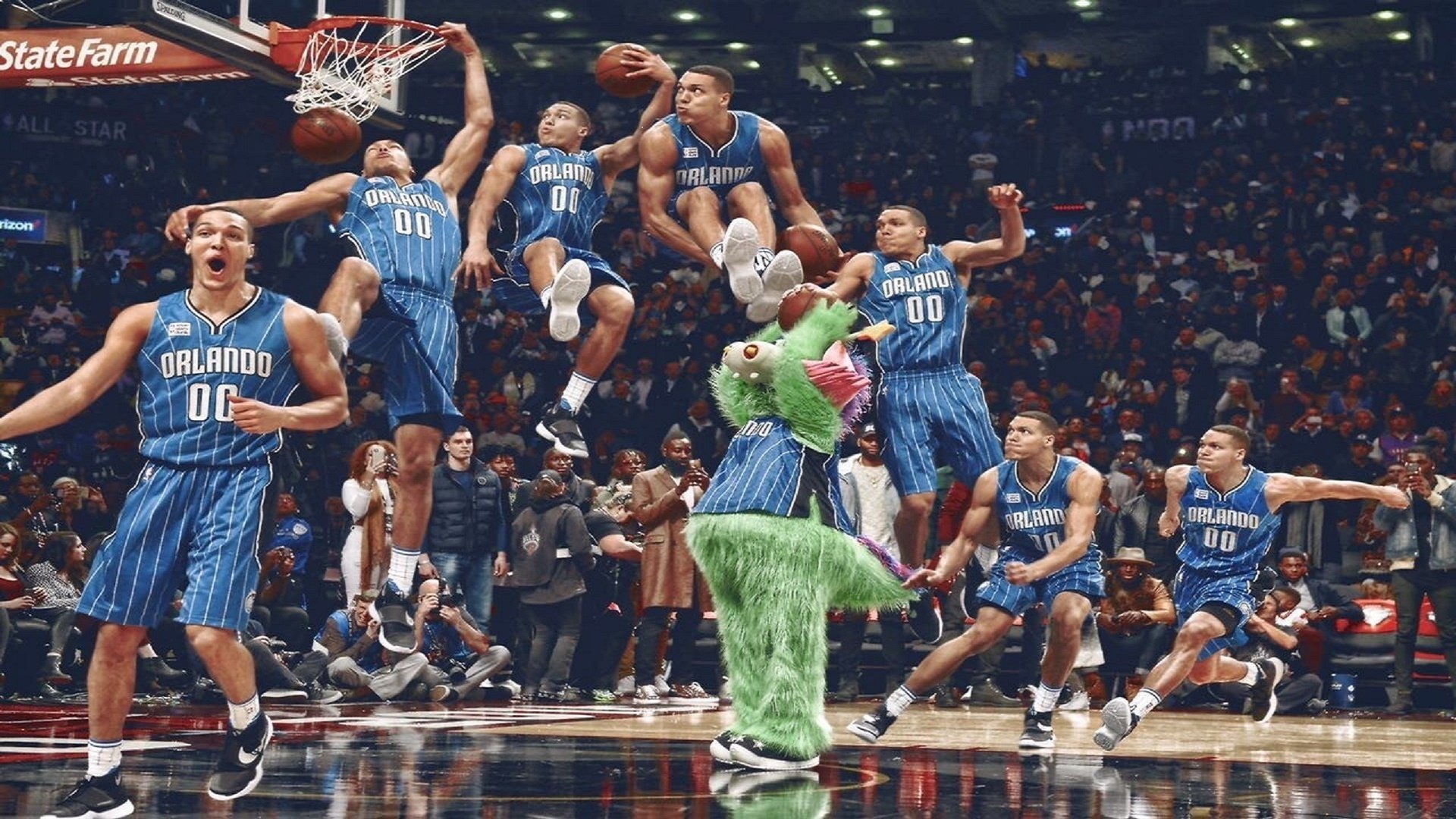 开运app入口-拉文空接暴扣点燃主场氛围，拉文实战360度扣篮